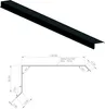 Giebelblende Giebelabdeckung aus Aluminium | Anthrazit Produktbild-Vorschau 1