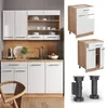 Küchenunterschrank Vicco Fame-Line Weiß Hochglanz 60 cm mit Produktbild-Vorschau 5