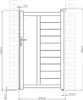 L.103 x H.181 cm anthrazit GREGOR Aluminium halbperforierte Produktbild-Vorschau 6