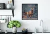 MuchoWow® Gerahmtes Poster Waldtiere - Hirsche - Landschaft Produktbild-Vorschau 3