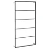 vidaXL Handtuchständer Schwarz 60x10x116 cm Stahl -  Produktbild-Vorschau 3