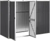 An open metal shed with its doors ajar, showing the interior. Náhled obrázku produktu