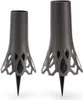 ROSETA vase de cimetière avec odeur anthracite d9x30cm Voir les images du produit 5
