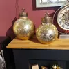 formano LED Deko-Kugel Frosty Gold 35 cm Glaskugel in Produktbild-Vorschau 5