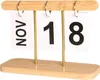 Holz-Flip-Kalender mit großer Zahlenanzeige, Produktbild-Vorschau 1