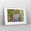 Gerahmtes Poster - Weißer Rahmen - Straße dekoration blumen Produktbild-Vorschau 8