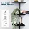 Étagère d'angle télescopique Bremermann avec 4 étagères en Voir les images du produit 3