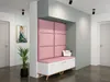 Pannello a muro imbottito 70x40 PAG - rosa Anteprima dell’immagine prodotto 2