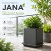 Pflanztopfuntersetzer Jana Anthrazit 34 x 34 cm - Produktbild-Vorschau 2