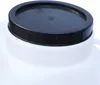 A close-up view of the lid and top of a white plastic barrel. Produktbild-Vorschau