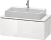 Konsolenunterschrank L-CUBE 400x1020x477mm graphit matt Produktbild-Vorschau 3