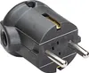 BACHMANN Schutzkontaktstecker, schwarz bruchfest, Produktbild-Vorschau 1