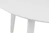 Actona Roxby, Rundform, Fester Tisch, Weiß, MDF-Platten, Produktbild-Vorschau 3