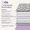 YoCo Med koc obciążeniowy/sensoryczny 120x90cm 2,4kg, Szare Podgląd zdjęcia produktu 7