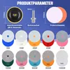 16x 125 mm tarcze polerskie diamentowe z gumową tarczą Podgląd zdjęcia produktu 2