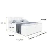ALTDECOR Boxspringbett mit 2 Matratzen und Topper - 140x200 Produktbild-Vorschau 6