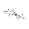 Lindby Deckenlampe Yannie, 6-flg., 106 cm, nickel/weiß, Produktbild-Vorschau 1