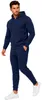 Herren Jogginganzug einfarbig 100% BW 586 Navy XL Produktbild-Vorschau 1