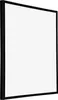 A black picture frame shown from a slight angle against a white background. Produktbild-Vorschau