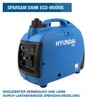 HYUNDAI Inverter-Generator HY1000Si D (1 kW, tragbar, 1 x Produktbild-Vorschau 6