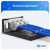 hb-digital Patch Panel 4 Port mit 4 x Keystone Module Cat 8 Produktbild-Vorschau 10