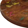 vidaXL Tischplatte Ø 40x1,5 cm Rund Altholz Massiv Produktbild-Vorschau 5