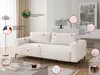 Cardea - Moderne Polstergarnitur 3+2+1 in Bubble-Optik aus Produktbild-Vorschau 9