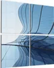 DEQORI Glasbild Echtglas 4x50x50 cm 'Spiegelfläche an Produktbild-Vorschau 1