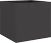 vidaXL Fioriera 2 pezzi nera 32x30x29 cm in acciaio Anteprima dell’immagine prodotto 7