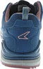 Close-up rear view of a blue hiking shoe. Voir les images du produit
