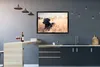 MuchoWow® Gerahmtes Poster Ein Labrador Retriever liegt im Produktbild-Vorschau 2