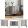 The Living Store Nachttisch Grau Sonoma 40x40x50 cm Produktbild-Vorschau 10