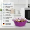 Mikrowellenbehälter 1,8 Liter mit Deckel und Dampfventil Produktbild-Vorschau 2