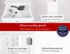 Collage of images showing parts and features of a white product, likely furniture or a pet-related item. Náhled obrázku produktu
