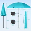 Sekey Sonnenschirm Rund Ø160cm Gartenschirm UV Schutz 50+ Produktbild-Vorschau 2