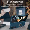Galaxy Z Fold5 Hülle, Robust Harter PC Stoßfest Ringhalter Produktbild-Vorschau 5