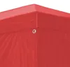 vidaXL Párty stan 300 x 300 x 255 cm Červený PE a oceľ Náhľad obrázku produktu 4