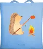 Mr. & Mrs. Panda Shopping Tasche Igel Grillen - Sky Blue - Produktbild-Vorschau 1