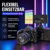 6,5W LED Kameraleuchte – 2700–6500 K, 1800 mAh, RGB, CRI Produktbild-Vorschau 3