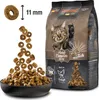 A bag of Leonardo cat food with kibble spilling out into a bowl. Anteprima dell’immagine prodotto