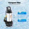 Schmutzwasserpumpe - Tauchpumpe - Edelstahl - Fördermenge Produktbild-Vorschau 6