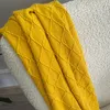 Decke Wohndecke Mit Fransen Neria Gelb 130x170 cm Produktbild-Vorschau 4