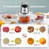 YASHE Zerkleinerer BM-217A, 500 W, 2 Schüsseln, 2 Stufen Produktbild-Vorschau 4