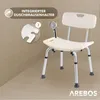 Taboret łazienkowy AREBOS z oparciem | z regulacją Podgląd zdjęcia produktu 4