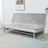 Elastischer Velours-Bezug für Schlafsofa Couch 190–210 cm Produktbild-Vorschau 3