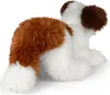 A plush toy dog is shown from a side angle against a white background. Produktbild-Vorschau