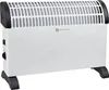 A white electric heater with black accents and feet, shown from a front-diagonal angle against a white background. Produktbild-Vorschau