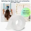 Doppelseitiges Nano-Klebeband Transparent (5m x 50mm): Produktbild-Vorschau 3