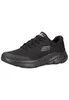 A black Skechers Arch Fit shoe is shown against a white background. Produktbild-Vorschau