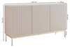 Selsey Linearis - Buffet 3 portes avec LED, gris cachemire Voir les images du produit 5